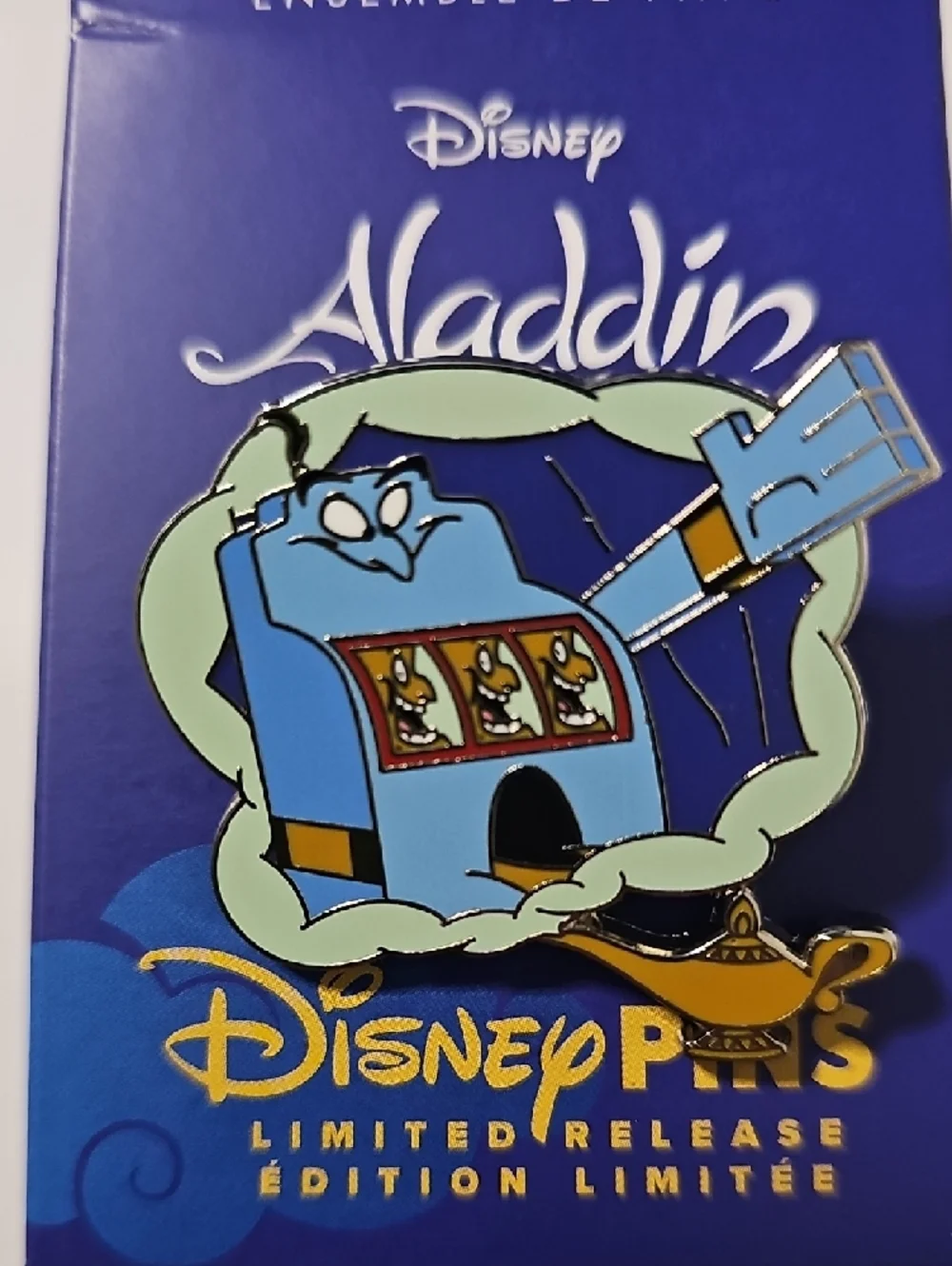 (3/$60) Disney Blue Genie Enamel Pin From Aladdin